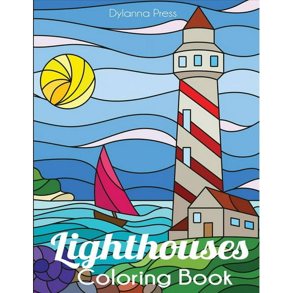 Lighthouses Coloring Book (Paperback)