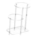 thumbnail image 2 of Mesa auxiliar de acrílico de 3 niveles para tomar café, minimalista, transparente y ahorradora de espacio. Redondo, 2 of 8