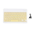 thumbnail image 4 of Teclado portátil inalámbrico recargable Yotijar para ordenador portátil para Android para Windows Smartphone amarillo, 4 of 10