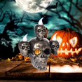 thumbnail image 2 of Estatua de Halloween Zulema Titur de juguete dorado, 2 of 8