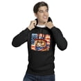 thumbnail image 3 of Patriotic Persian Celebrates 4th of July Hoodie Unisex Merch Hoodies Cat Lover Kitten Owner Gifts - 02009, 3 of 6