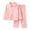 Pink, variant on Cethrio Girls Button Down Pajama Sets, 2 Piece Fall Long Sleeve Casual Kids' Sleepwear Pink Size 14-16
