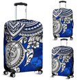 thumbnail image 2 of Tonga Polynesian Luggage Cover - Blue Turtle, 2 of 3