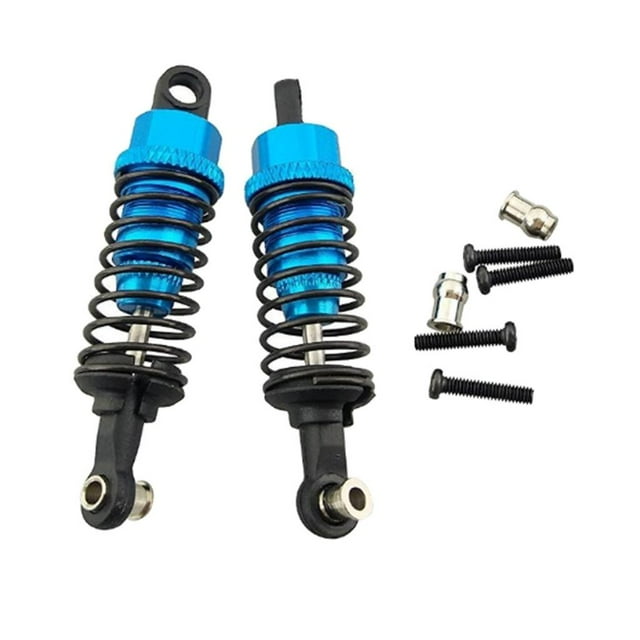 Amortiguador de choque del coche de RC Amortiguador de Amortiguador Azul de 2 Piezas para 1/18 A959 A969 A979 Car