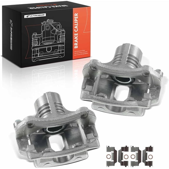 A-Premium Disc Brake Caliper Assembly with Bracket Compatible with Cadillac CTS 2008-2014 Rear Left and Right 2-PC