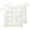 White, variant on Corduroy Chair Cushion with Ties Ultra Soft Warm Floor Cushion for Reading Nook Comfortable Square Seat Cushion for Adult 15.7"x15.7" Set of 2