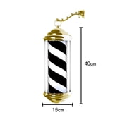 Stgfyxgs Barber Pole Light Barber Shop Pole LED LED Strips Light Classic,Barbershop Rotating Light,Hair Salon Open Sign for Hair Salon 40 black and white
