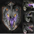 thumbnail image 2 of [Divertido] Figura de acción colgante de pared con cabeza de dinosaurio con luz LED y aerosol, juguetes Dragon Legends, estatua de utilería, colección, decoración del hogar, 2 of 5