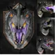 thumbnail image 2 of [Divertido] Figura de acción colgante de pared con cabeza de dinosaurio con luz LED y aerosol, juguetes Dragon Legends, estatua de utilería, colección, decoración del hogar, 2 of 5