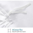 thumbnail image 4 of 1100 TC 100% Egyptian Cotton Duvet Cover Zipper Closur Ultra Soft Durable and Fade Resistant Color White Solid size Full, 4 of 7