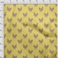 thumbnail image 4 of oneOone Rayon Lime Green Fabric Rooster Cock Sewing Craft Projects Fabric Prints By Yard 56 Inch Wide, 4 of 4