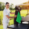 thumbnail image 6 of Naloa Green Broccoli Golf Towel Golf Gift for Men and Women Golf Towel with Carabiner Clip to Quickly Remove Mud, Dirt and Sweat, 6 of 8