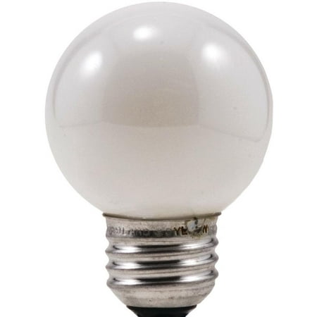 Sylvania 10297 Decorative Incandescent Lamp, 25 W, 120 V, G16.5, Medium Aluminum Screw,