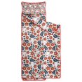 thumbnail image 2 of White Baseballs with Red Flowers Pattern Toddler Nap Mats for Kids Preschool,Sleeping Mat Bag or Kids,Toddler Sleeping Bag,Toddler Nap Mat or Daycare, 2 of 6