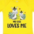 thumbnail image 4 of Inktastic Zebra My Gigi Loves Me Boys or Girls Baby Bodysuit, 4 of 5