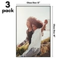 thumbnail image 3 of Americanflat 12x18 Poster Frame with Shatter-Resistant Glass 3 Pack Front Loading Metropolitan Photo - Black, 3 of 7