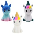 thumbnail image 2 of Pastel blando gigante de unicornio con forma de galaxia kawaii, pan de panda, juguetes para apretar que aumentan lentamente de tamaño y alivian el estrés, regalo para niños, 2 of 5