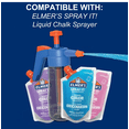 thumbnail image 5 of Elmer's Spray It! Outdoor Play Washable Liquid Chalk Refill Pouch, Blue, Case of 12, 5 of 5