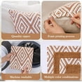 thumbnail image 4 of SUSIELADY Throw Pillow Covers Set of 4, 20"x20" Linen Decorative Square Couch Sofa Cushions, Accent Home Decor, Living Room, Bedroom, Chair, Golden Brown, 4 of 7