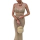 thumbnail image 4 of Txlixc Vestido largo con tirantes sexy para mujer Vestido ajustado de cintura alta sin espalda hueca Txlixc Moda, 4 of 7