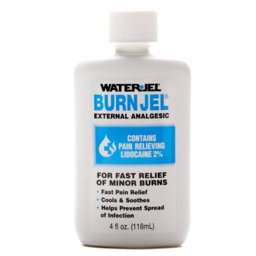 Water Jel Burn Gel 4 Oz Liquid Bottle