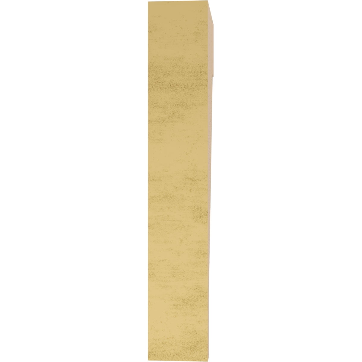 2"W x 4"D x 12"H Thin Burlington Rough Cedar Woodgrain TimberThane Corbel, Primed Tan
