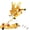 Gold, variant on Arashi(Version 2.0) Adjustable Rearsets for SUZUKI GSXR 1000 2005 2006 K5 K6 Motorcycle Accessories Foot Pegs Footrests Rear Set GSX-R 1000 GSX-R1000 GSXR1000 Black