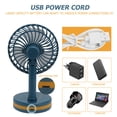 thumbnail image 3 of NUOLUX 1Ud Ventilador Azul Recargable De Con Viento Natural Ideal Para Oficinas Y Hogar, 3 of 6
