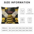 thumbnail image 5 of Chilfamy Throw Pillow Covers Gnome Honeybee Pillow Covers Buffalo Plaid Throw Pillow Covers Farmhouse Cushion Case Seasonal Decoration Bee Day Gifts for Couch Sofa Decor 12x12in, 5 of 5