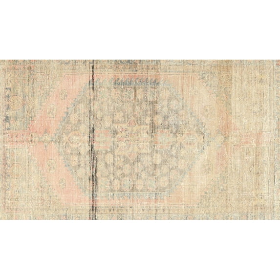 Ahgly Company Machine Washable Indoor Rectangle Traditional Khaki Gold Area Rugs, 5' x 8'