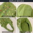thumbnail image 5 of Women's Woven Beach Bag Cute Bohemian Woven Tote With Colourful Beads Woven Aesthetic Shoulder Tote Bag, 5 of 7