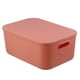 thumbnail image 1 of Caja de cosméticos apilable de plástico para tocador de baño, caja de cosméticos para guardar maquillaje, 1 of 6