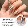 thumbnail image 1 of Iumwxz Manicure Solid Mirror Powder Two-color Shot Powder Titanium Powder, 1 of 2