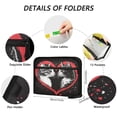 thumbnail image 3 of WOBOGO Two Cats Looking at Each Other Expanding File Folder Letter Size Accordion Filing Organizer 13 Pocket Separate Organ Pocket, 3 of 7