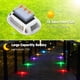 thumbnail image 2 of Luces solares para entradas VOLISUN, paquete de 8, 9 colores RGB IP67, 2 of 6