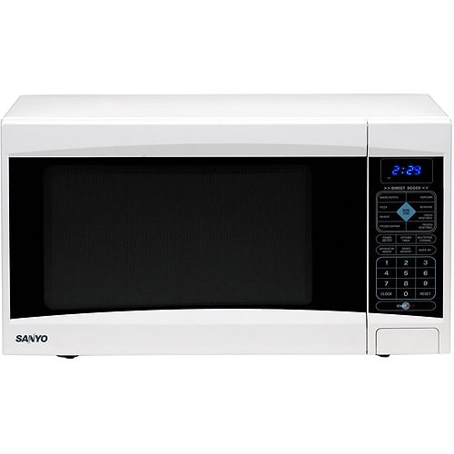 Sanyo Fisher Home Liance 1 2 Cubic Foot Capacity 1000 Watt Sanyo Fisher Home Liance 1 2 Cubic Foot Capacity 1000 Watt Countertop Microwave Oven White