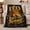 Leo Crown, variant on Regal Leo Lion Motivational Art, Cozy Friendship Quote Scene, Warm Flannel Blanket for Living Room and Reading Nook, Wildlife Lovers Friendship Gift, Fantasy Home Decor