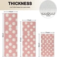 thumbnail image 4 of Pink Daisy Flower White Blooms Pattern Kitchen Rugs Sets Of 3,Kitchen Runner Rugs Non Skid Washable,Decorative Kitchen Floor Mats for Kitchen,Sink,Laundry,17"x30"+ 17"x47" + 17"x59", 4 of 6