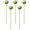 White, variant on Slccxzc 5 Pack Novelty Rose Ballpoint Pens Artificial Flower Creative Office Stationery