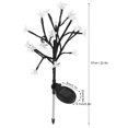 thumbnail image 3 of Lámpara Solar de jardín con forma de flor, 2 uds., 20LED, para decoración festiva de paisaje de césped navideño (luz colorida), 3 of 8