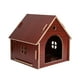 thumbnail image 5 of Casa para gatos al aire libre, nido para dormir, gallina, patos trepadores, cachorros para gatos, gatos salvajes Rojo marrón, 5 of 9