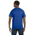 thumbnail image 2 of Hanes Men's 3 Pack Authentic 6 Oz Cotton Crewneck Deep Royal T-Shirt, Size 4XL, 2 of 3