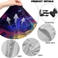 thumbnail image 6 of KUIFORTI Galaxy Pattern Gaming Chair Cover with Armrest Covers Breathable Elastic Gamer Computer Office Seat Stretchable Slipcover Protector for Home, Office Decorations, 6 of 7
