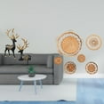 thumbnail image 2 of Estatua de resina de alce y reno, arte de pared tejido de ratán, figura animal única, decoración para mesa, armario, dormitorio, pasillo, salón de té,, 2 of 8