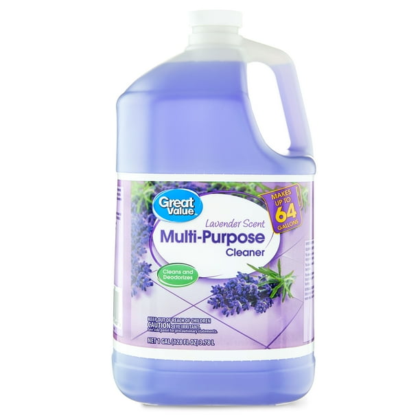 Great Value MultiPurpose Cleaner, Lavender Scent, 1 Gallon (128fl oz