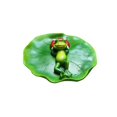 thumbnail image 1 of Estatua de rana Adornos flotante estatuilla estatua de jardín de hadas escultura figuras Prop regalo accesorios de piscina para el hogar al aire libre tanque Fanmusic Estatua de rana, 1 of 7