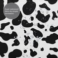 thumbnail image 5 of YFYANG Waterproof Bathroom Shower Curtain, Cow Pattern Shower Curtain Set with Hooks, Home Bathroom Tub Decor - 72 "x72", Iron Hooks, 5 of 6