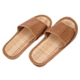 thumbnail image 2 of 1 par ratán zapatillas tejidas de verano verano sandalias frías pareja zapatillas de hogar albaricoque, 2 of 6