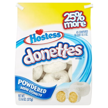 Hostess Donettes Powdered Mini Donuts, 13.16 oz