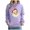 Purple, variant on Christmas Hoodies for Women Santa Holiday Graphic Long Sleeve Pullover Sweatshirt with Pocket Purple 2XL